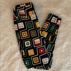 One size Christmas Lularoe leggings